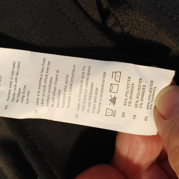 Nwt Women's Forever 21 Black Flare Leg Pants with Cut Outs - Picture 6 of 7